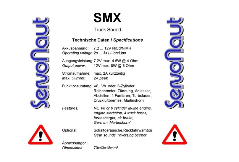 Servonaut SMX User manual