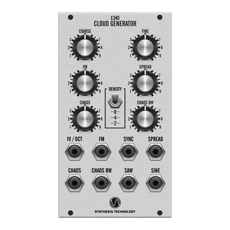 Synthesis Technology E340 User manual