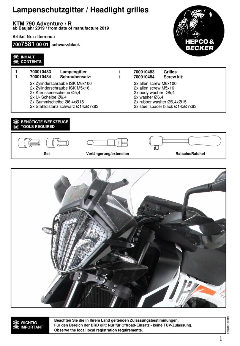 hepco & becker 7007581 00 01 User manual hepco & becker 7007581 00 01 User manual
