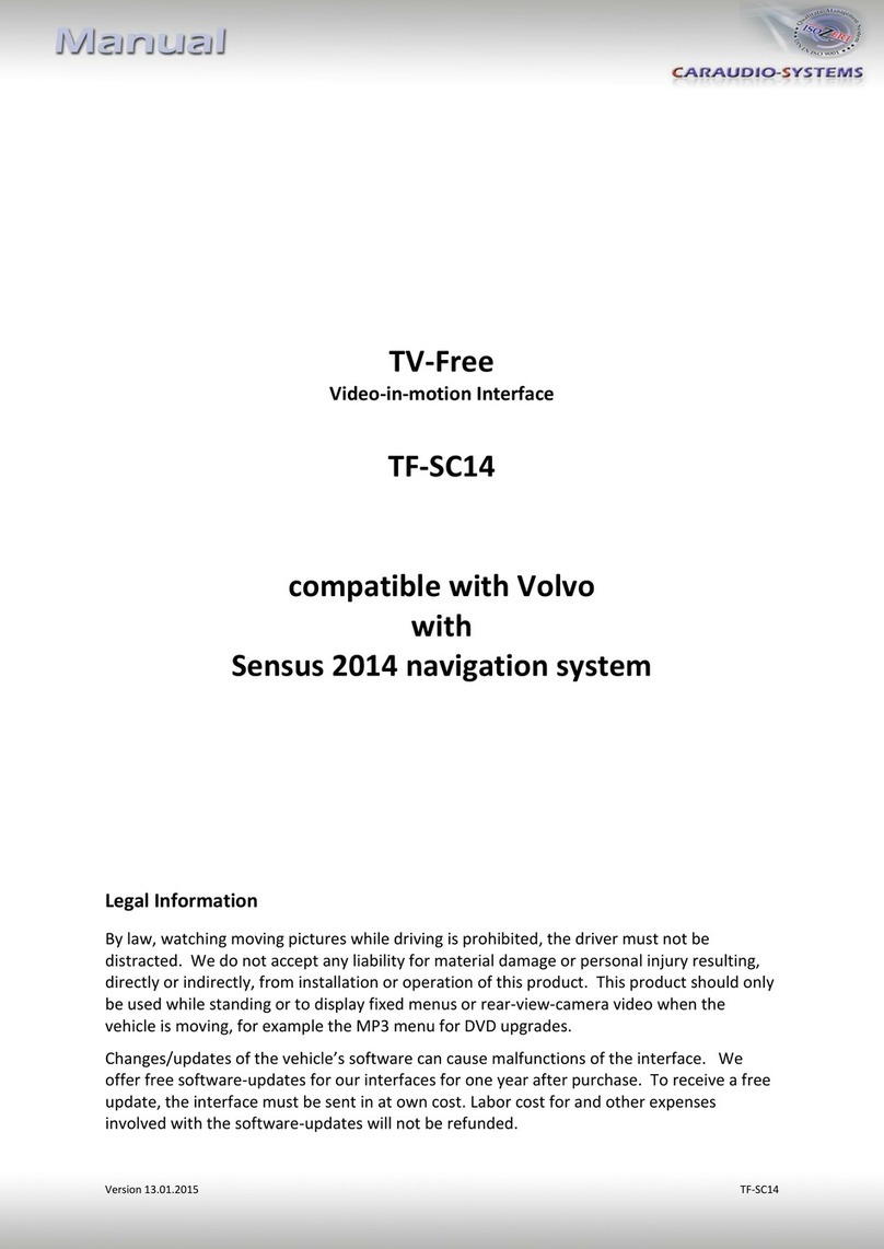 Caraudio-Systems TF-SC14 manual Caraudio-Systems TF-SC14 manual