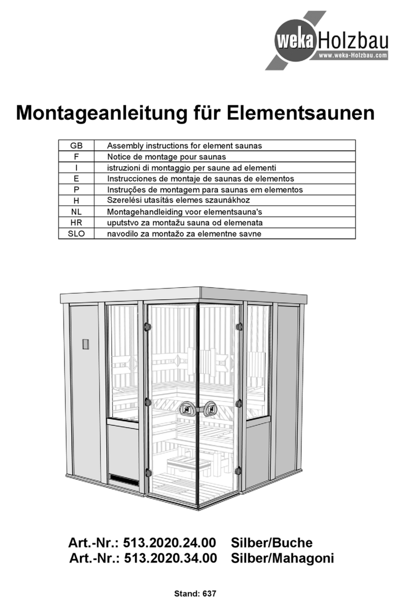 Weka Holzbau 513.2020.24.00 Assembly instructions