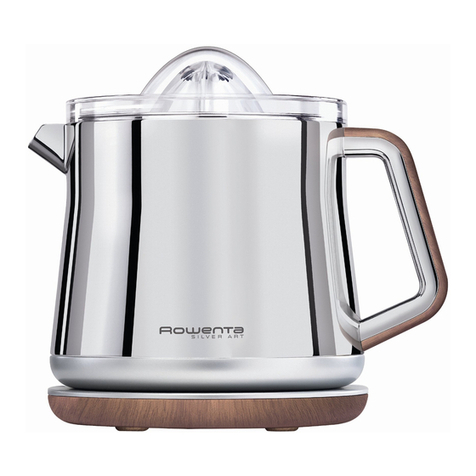 Rowenta SILVER ART PA600 Series manual