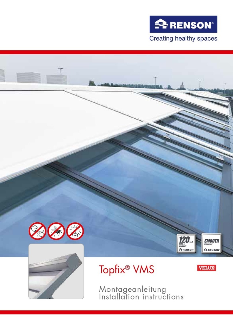 Renson Topfix VMS installation instructions