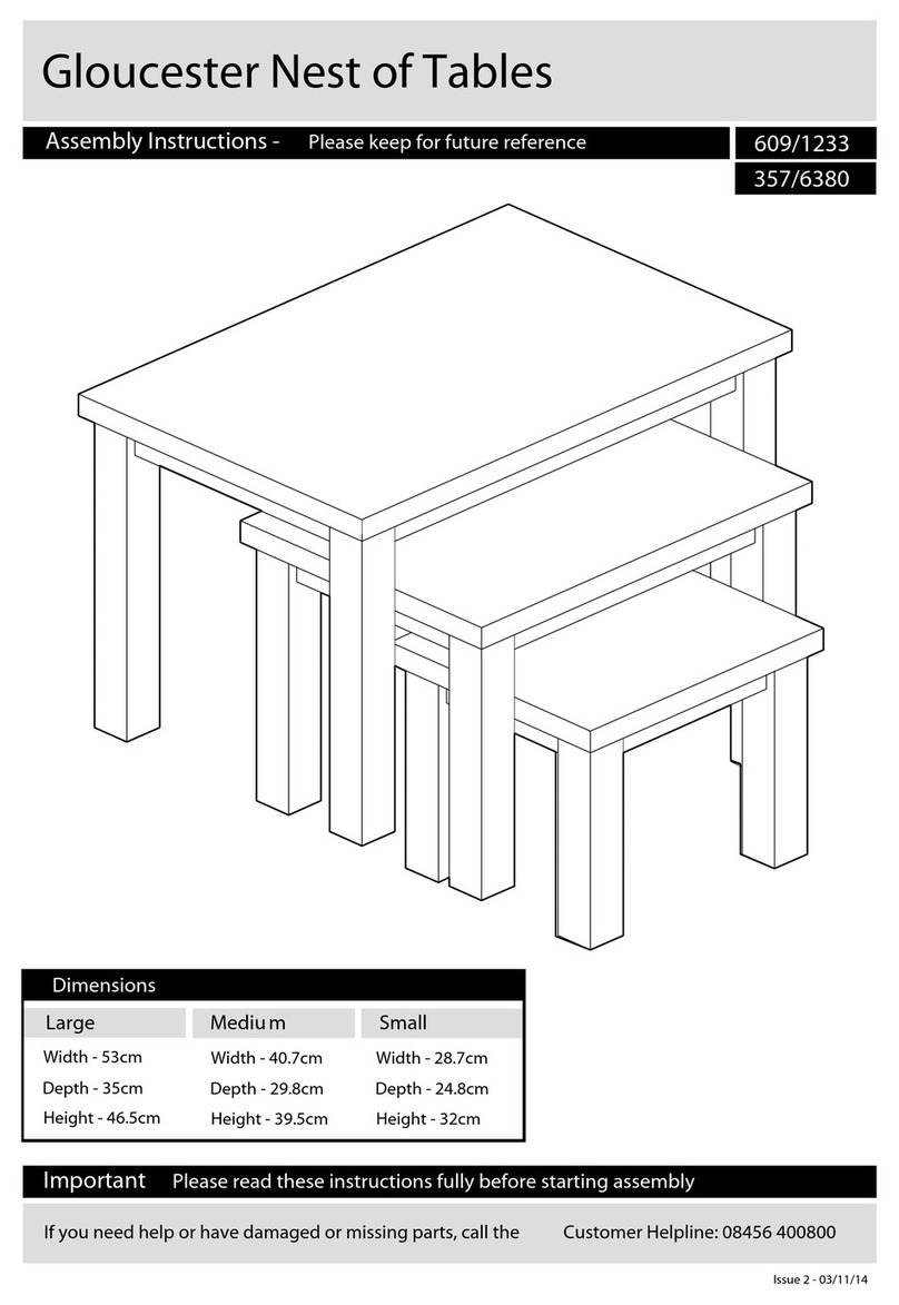 Argos Gloucester 609/1233 Assembly instructions