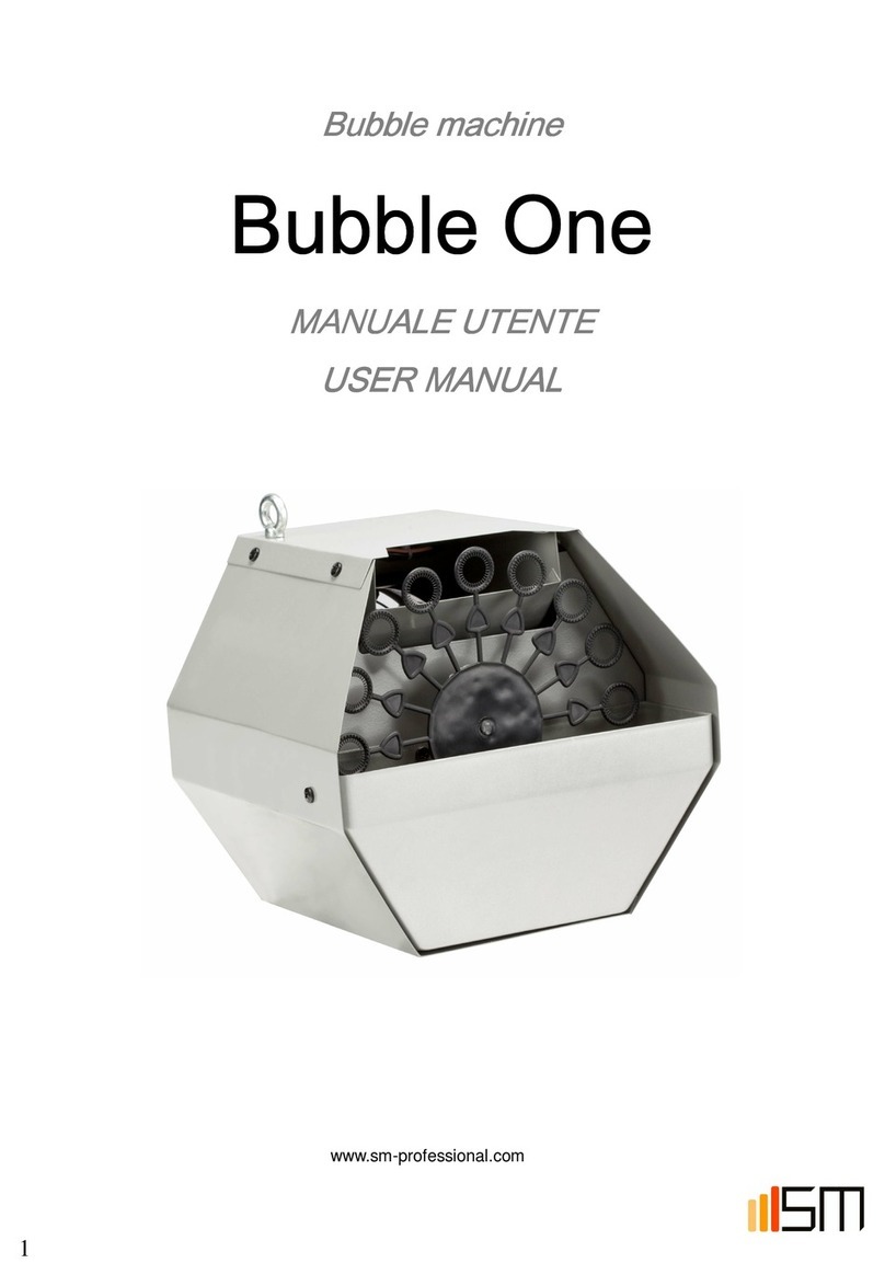SM Bubble One user manual