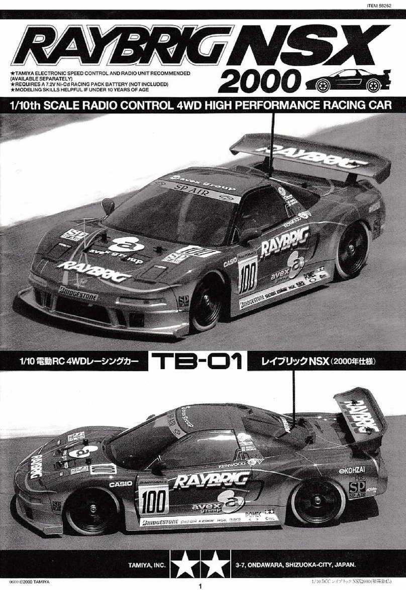 Tamiya RAYBRIG NSX 2000 User manual