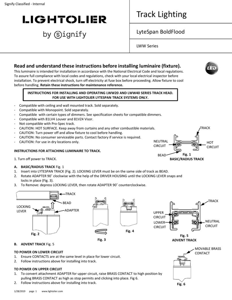 SIGNIFY Lightolier LyteSpan BoldFlood User manual