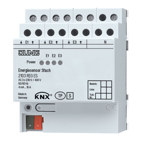 Jung 2103 REG ES User manual