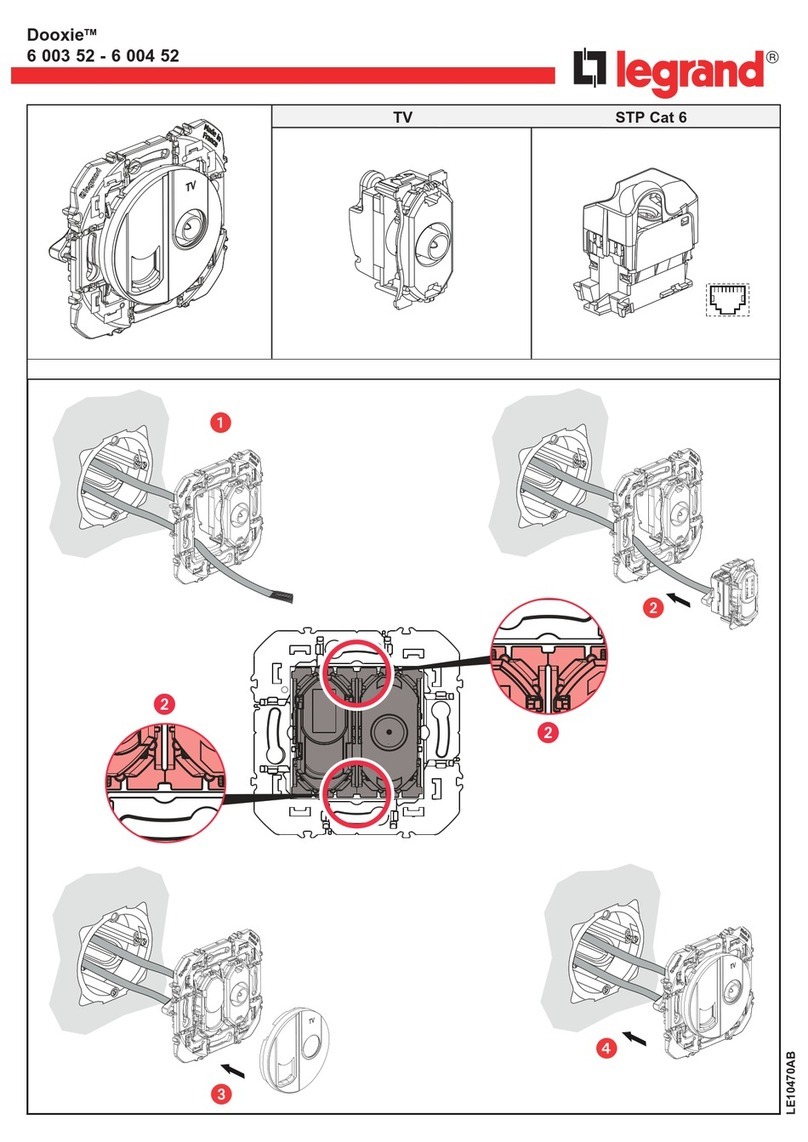 LEGRAND Dooxie 6 003 52 User manual