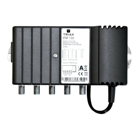 Triax IFM 120 User manual