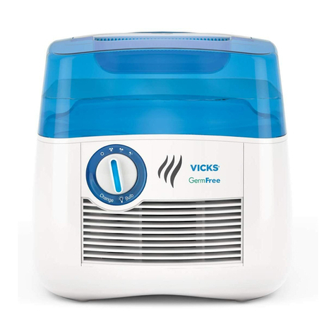 Vicks GermFree operating instructions