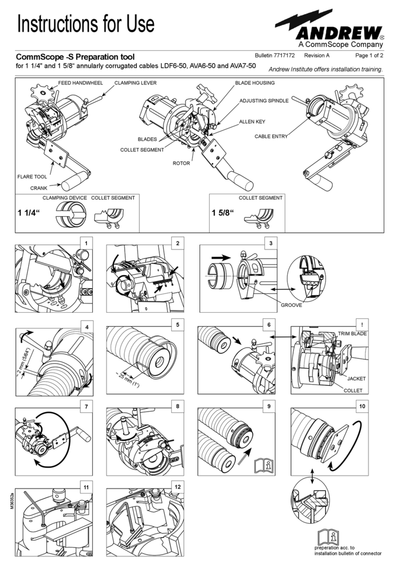 Andrew CommScope-S Instructions for use