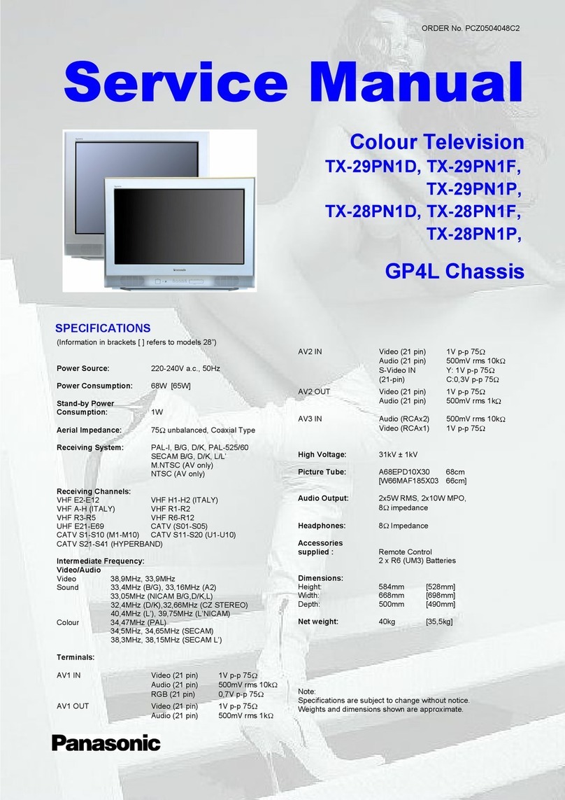 Panasonic TX-29PN1D User manual