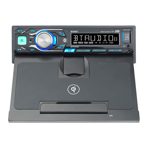Jensen MPR419Q Installation & owner's manual