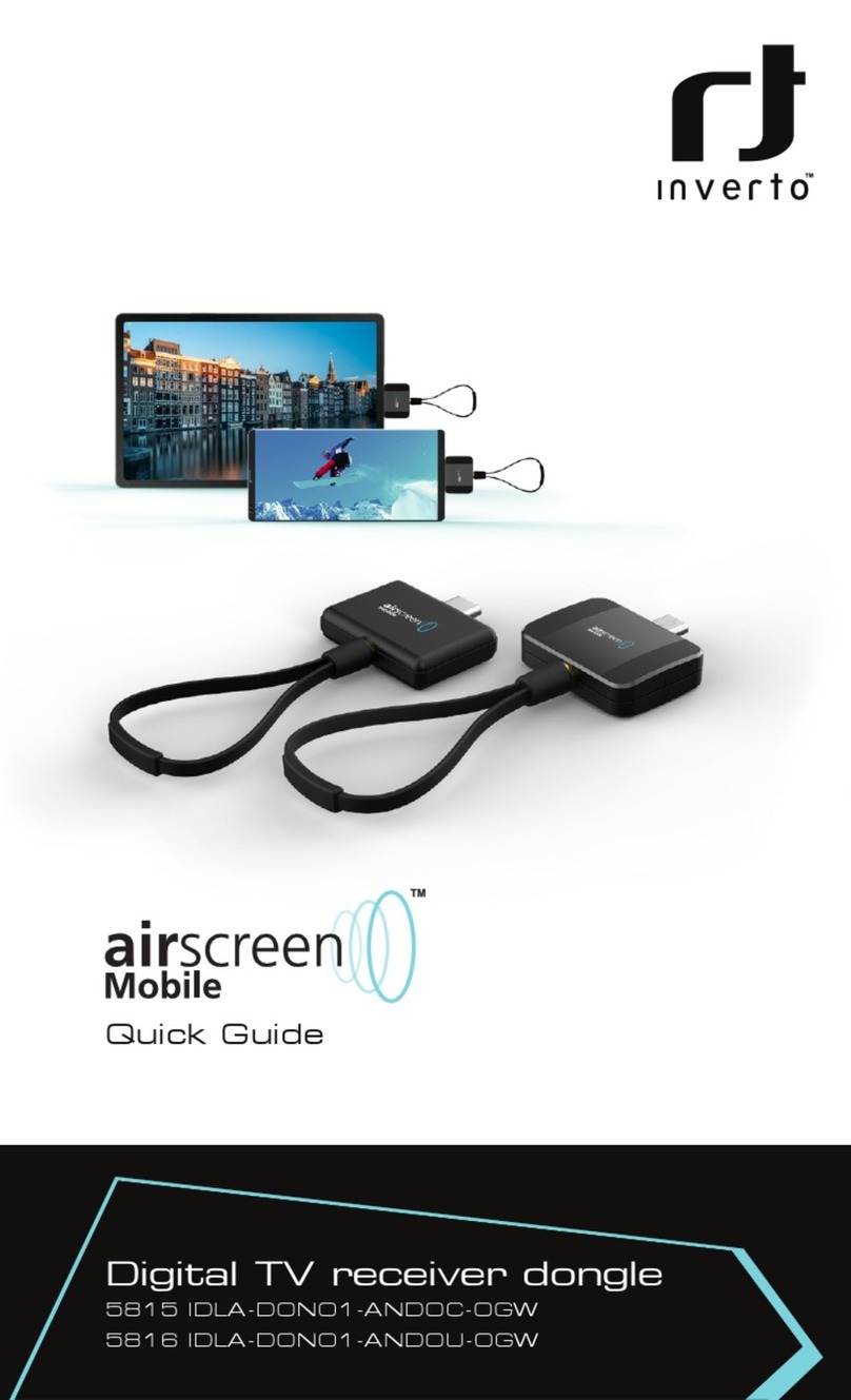 Inverto airscreen 5815 IDLA-DONO1-ANDOC-OGW User manual