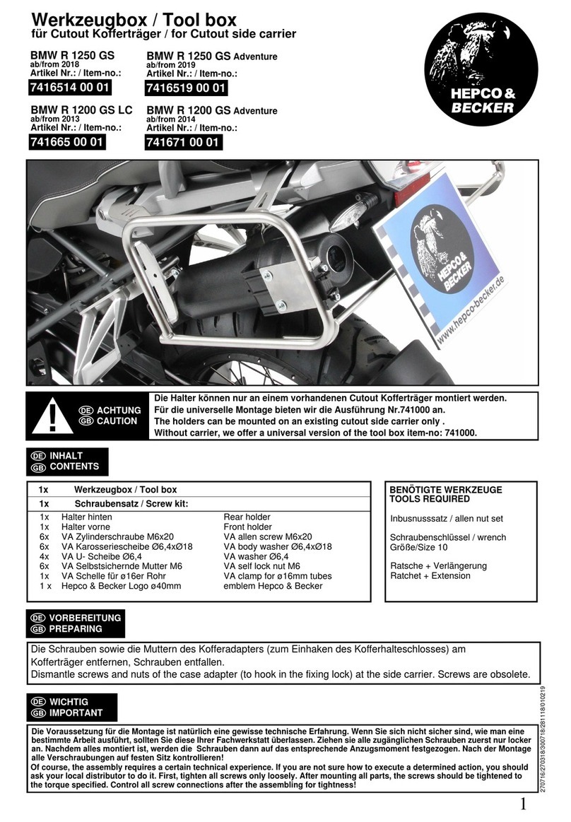 hepco & becker 7416514 00 01 User manual hepco & becker 7416514 00 01 User manual
