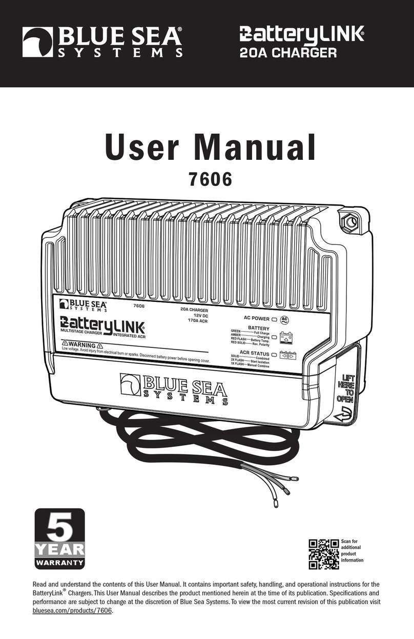 Blue Sea Systems Battery LINK 7606 user manual