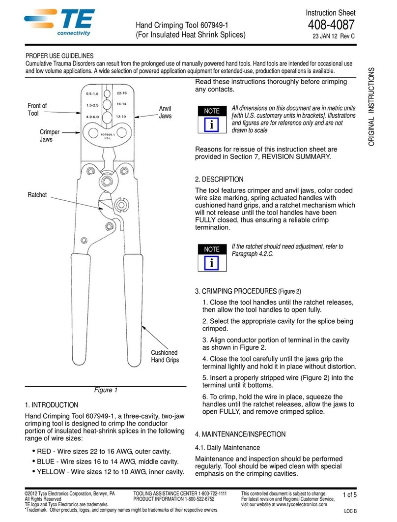 TE Connectivity 607949-1 Original instructions