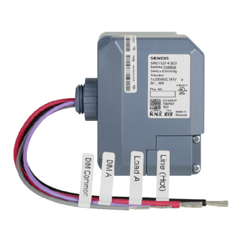 Siemens instabus JB 527C23 User manual