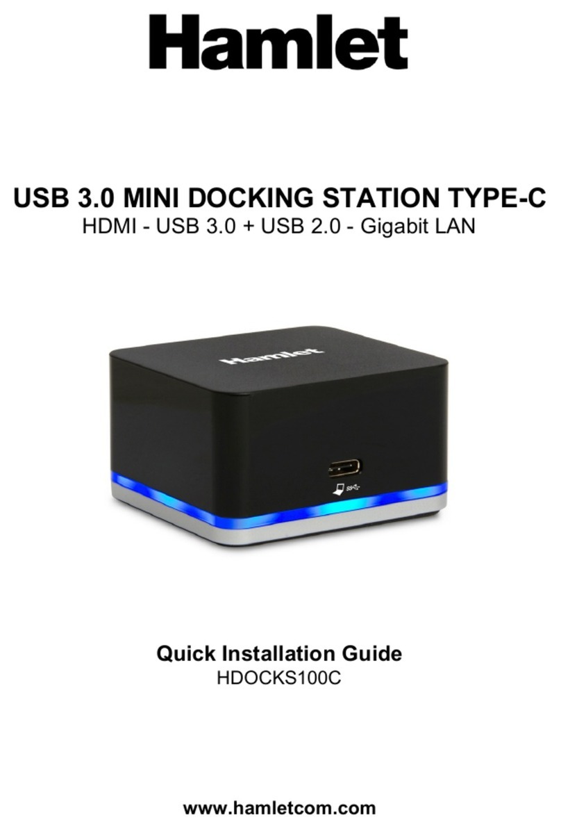 Hamlet HDOCKS100C Quick installation guide