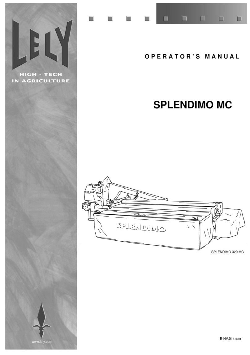 LELY SPLENDIMO MC Series Operator's manual