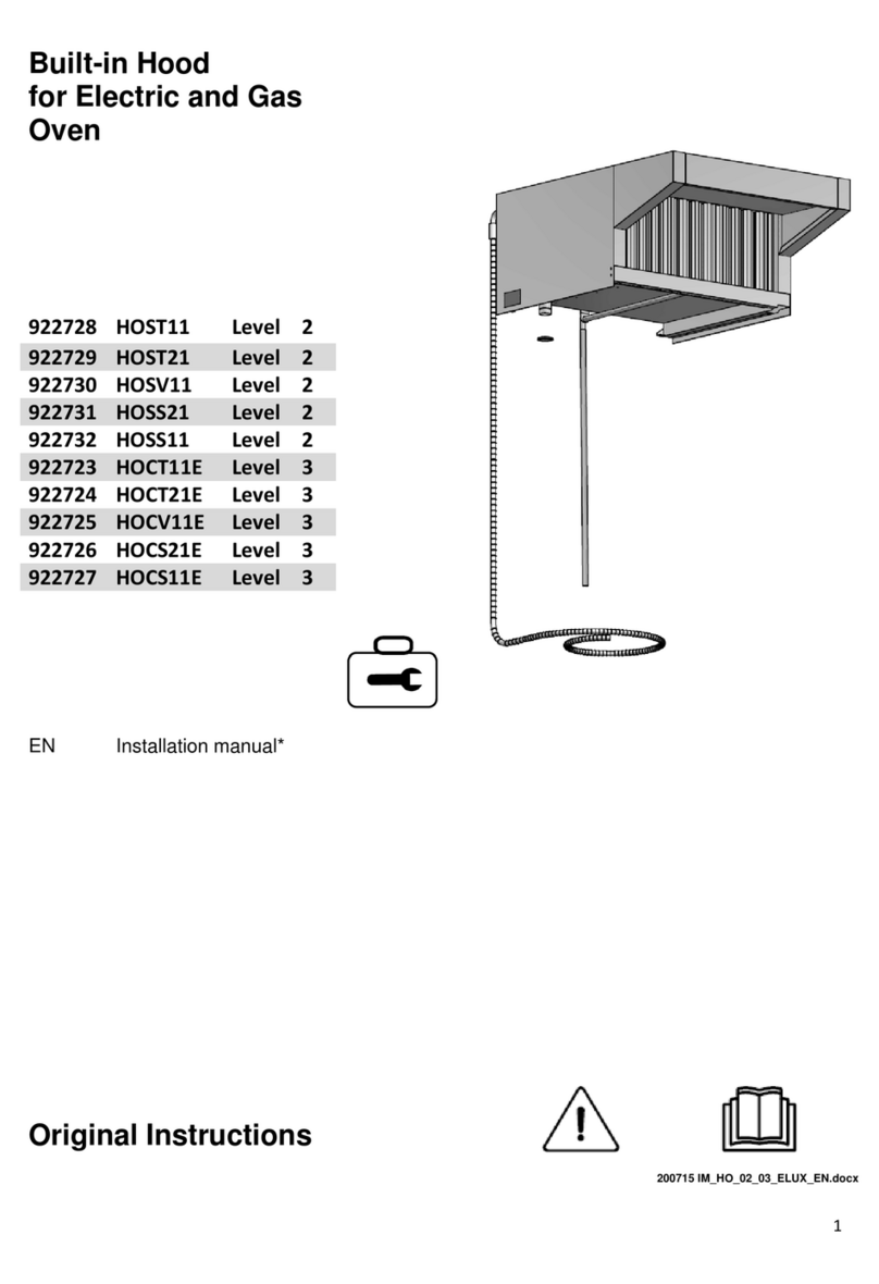 Electrolux HOST11 User manual