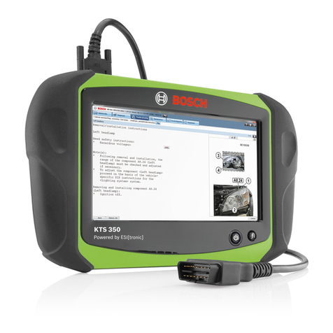 Bosch KTS 3a Series User manual