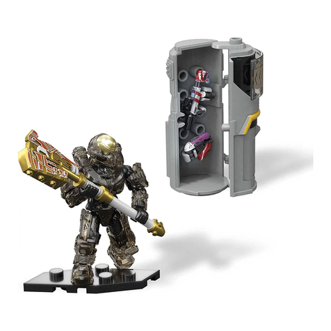 Mega Construx HALO PRO BUILDERS HERMES HAMMER POWER RACK... manual