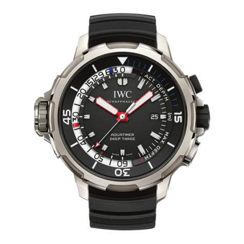 IWC Schaffhausen AQUATIMER DEEP THREE User manual
