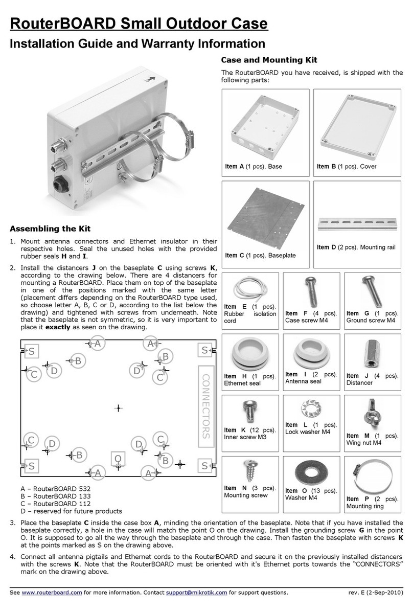 MikroTik CAOTS Installation Guide and Warranty Information
