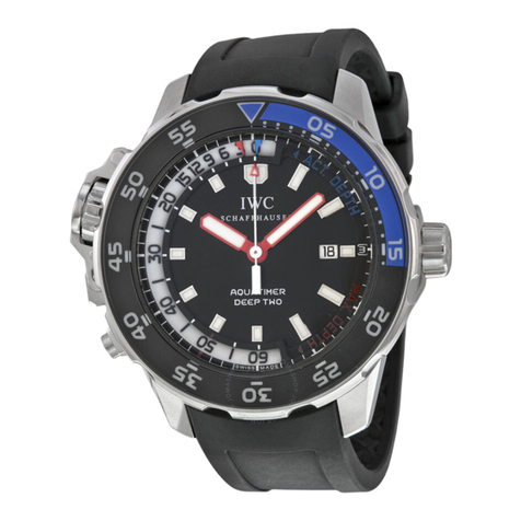 IWC Schaffhausen AQUATIMER DEEP TWO User manual