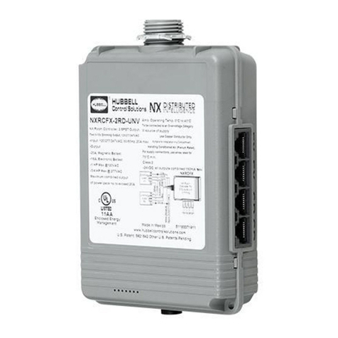 Hubbell NX Distributed Intelligence NXRCFX Series User manual