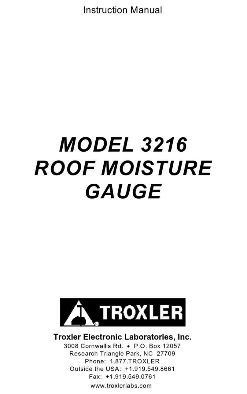 Troxler 3216 instruction manual