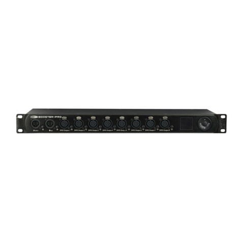 Show Tec Booster Pro V3 User manual
