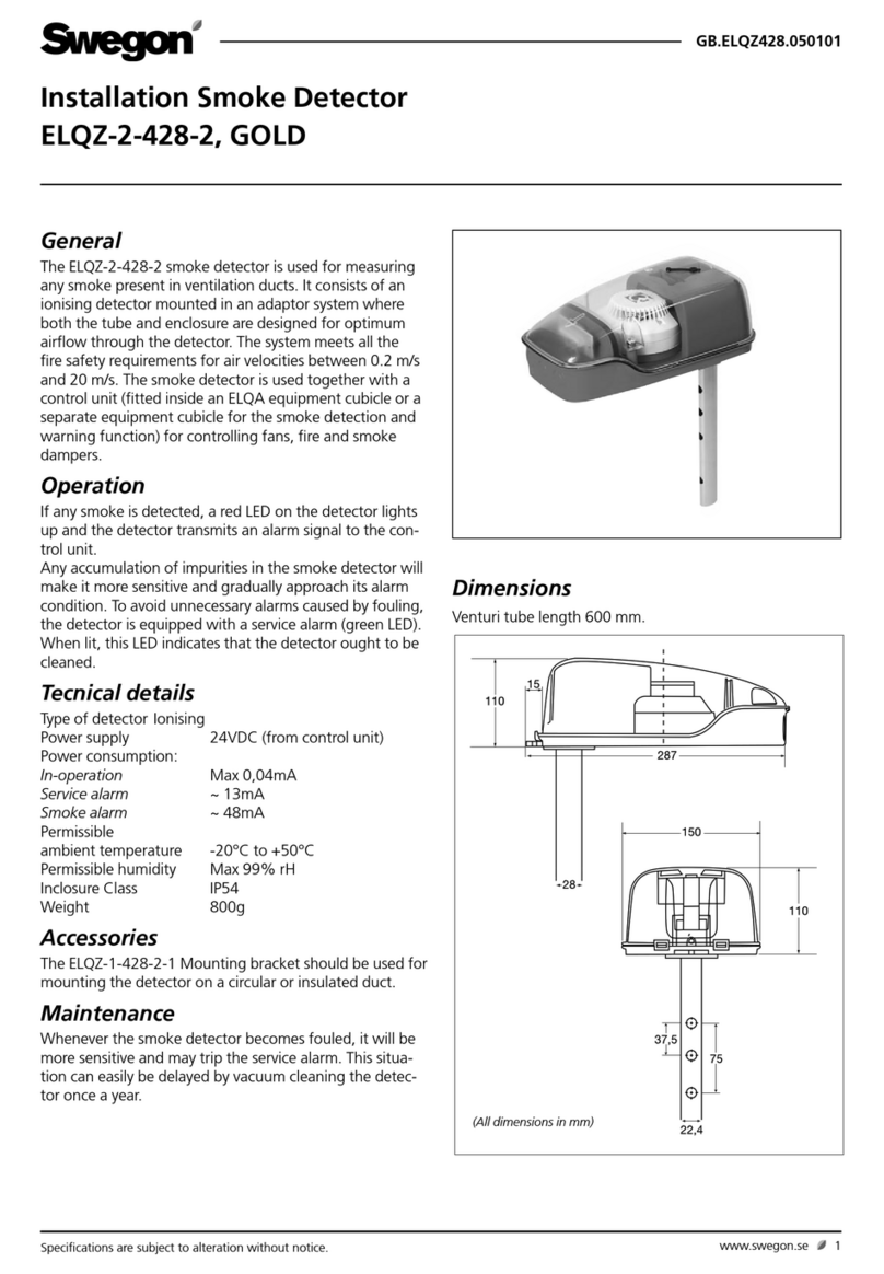 Swegon GOLD ELQZ-2-428-2 Installation