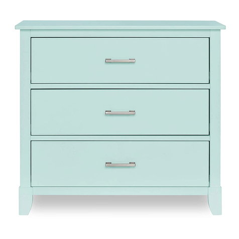 Dream On Me UNIVERSAL 3 DRAWERS Assembly instructions Dream On Me UNIVERSAL 3 DRAWERS Assembly instructions