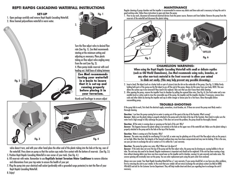 Zoo Med Repti Rapids RR-20 Assembly instructions Zoo Med Repti Rapids RR-20 Assembly instructions