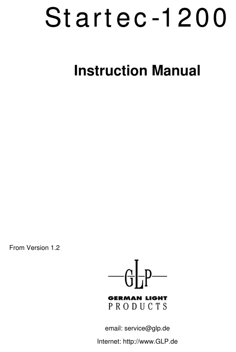GLP Startec-1200 instruction manual