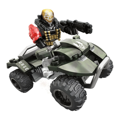 Mega MEGA BLOCKS HALO UNSC ALL-TERRAIN MONGOOSE... User manual