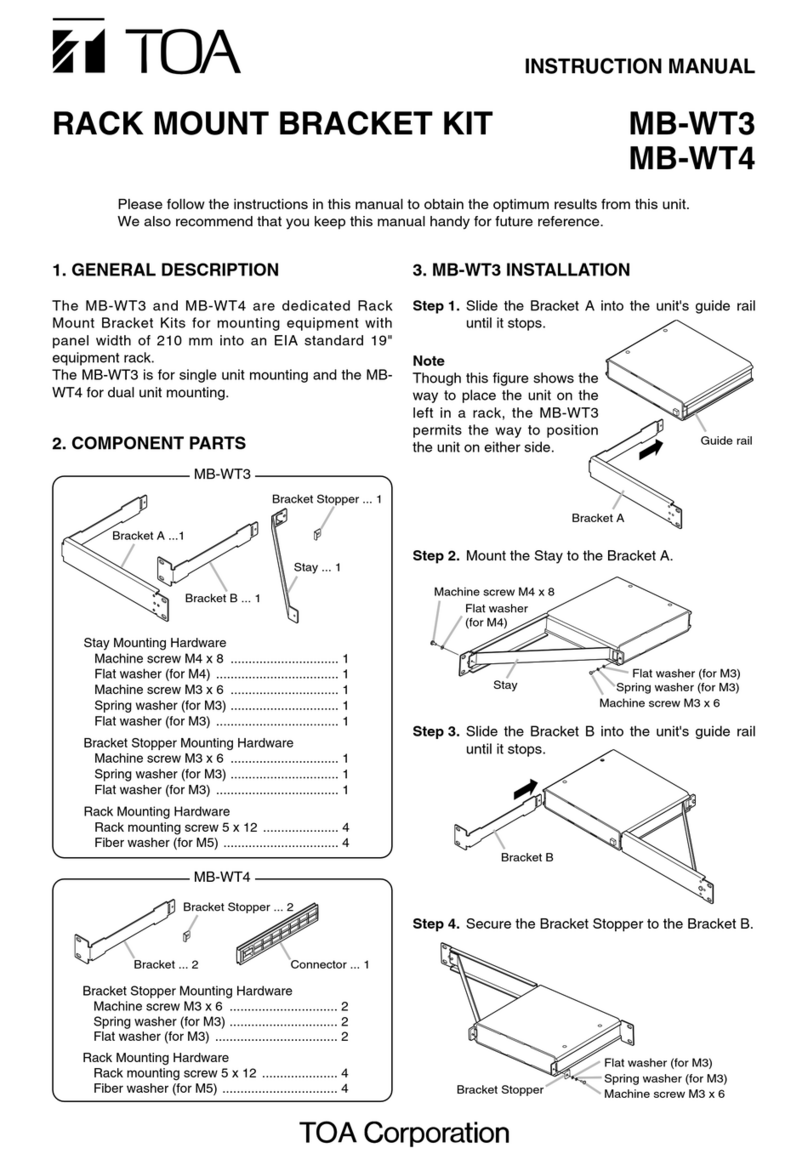 Toa MB-WT3 instruction manual
