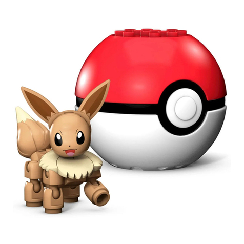 Mega Construx POKEMON WONDER BUILDERS EEVEE GKY74 manual