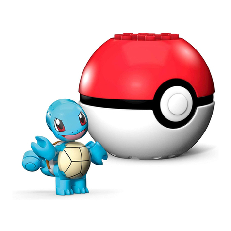 Mega Construx POKEMON WONDER BUILDERS SQUIRTLE GKY70 User manual Mega Construx POKEMON WONDER BUILDERS SQUIRTLE GKY70 User manual