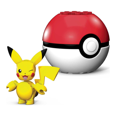 Mega Construx POKEMON WONDER BUILDERS PIKACHU GKY69 User manual