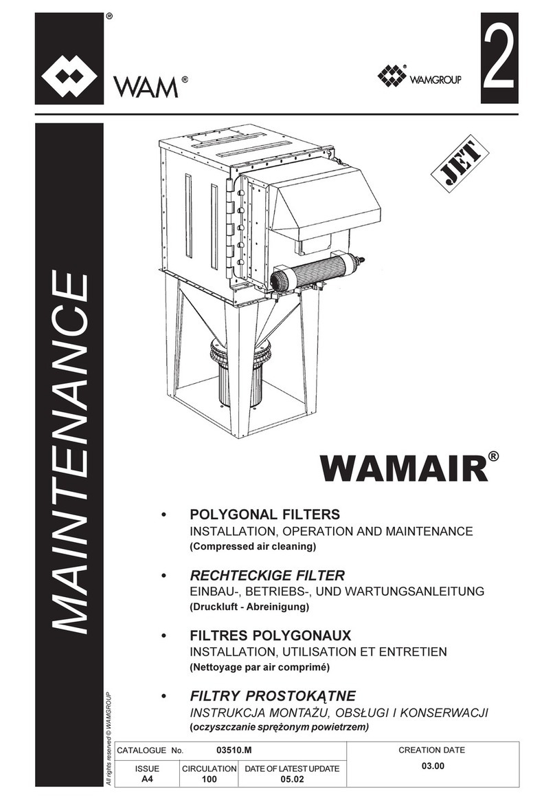 WAM WAMAIR FPH SERIES Installation, operation and maintenance