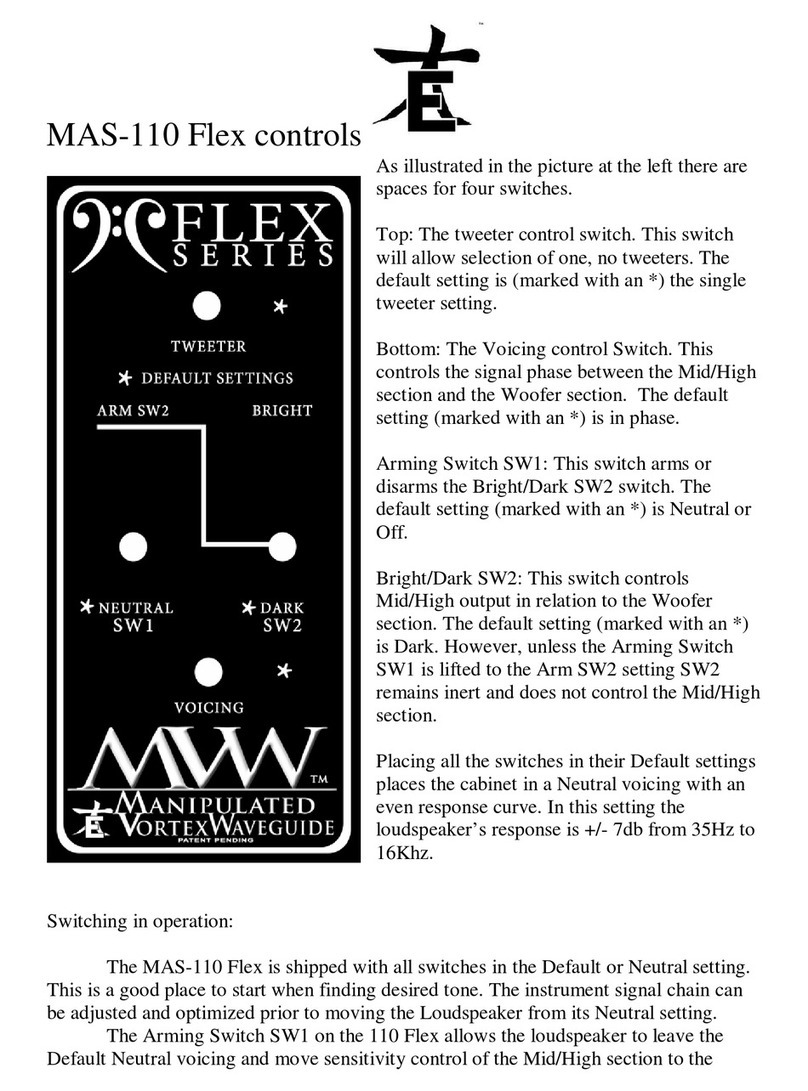 MAS Flex Series Use and maintenance manual