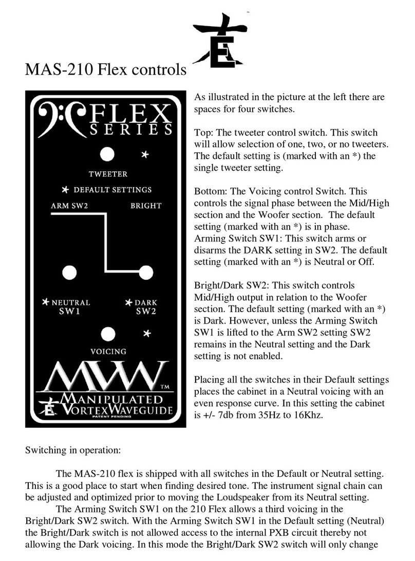 MAS Flex Series Control guide