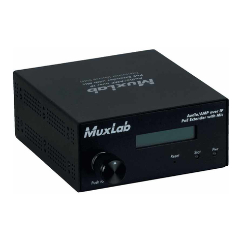 MuxLab 500755-AMP-TX User manual