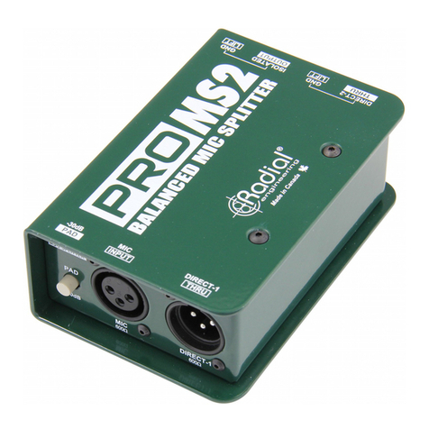 Radial Engineering PROMS2 User manual Radial Engineering PROMS2 User manual