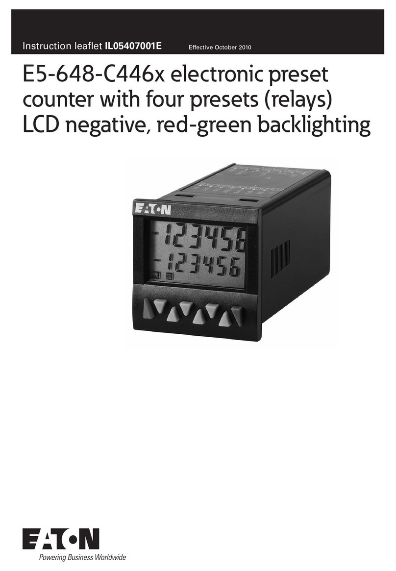 Eaton E5-648-C446 Series Instruction leaflet