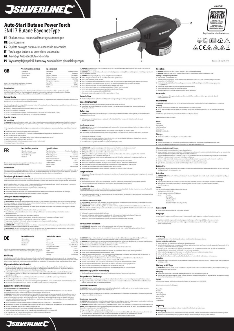 Silverline 760200 quick guide